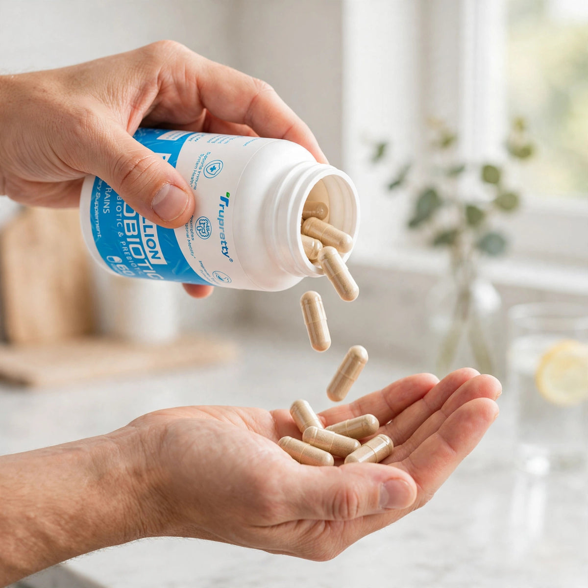 60 Capsules Previtalize Probiotic Element Food Capsules, Probiotic Fib - howto