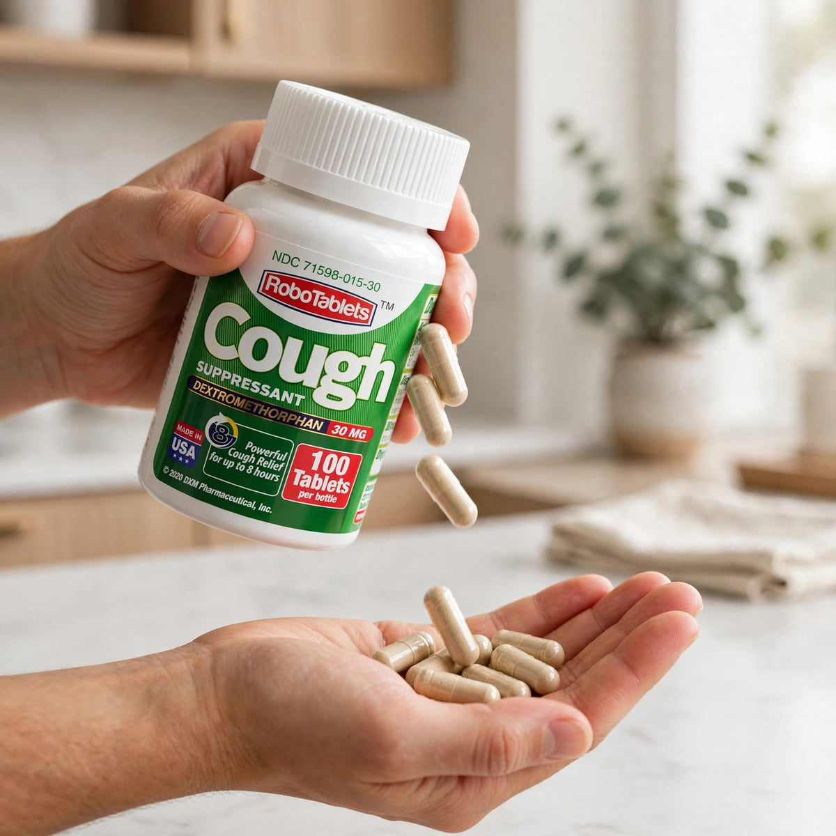 Cough Suppressant 100 Tablets 30mg Dextromethorphan HBr - howto