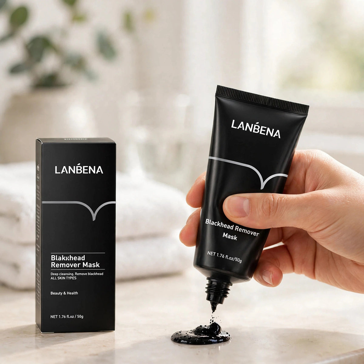 LANBENA Blackhead Remover Mask 60 Count Pore Cleanser Peel Off Facial  - howto