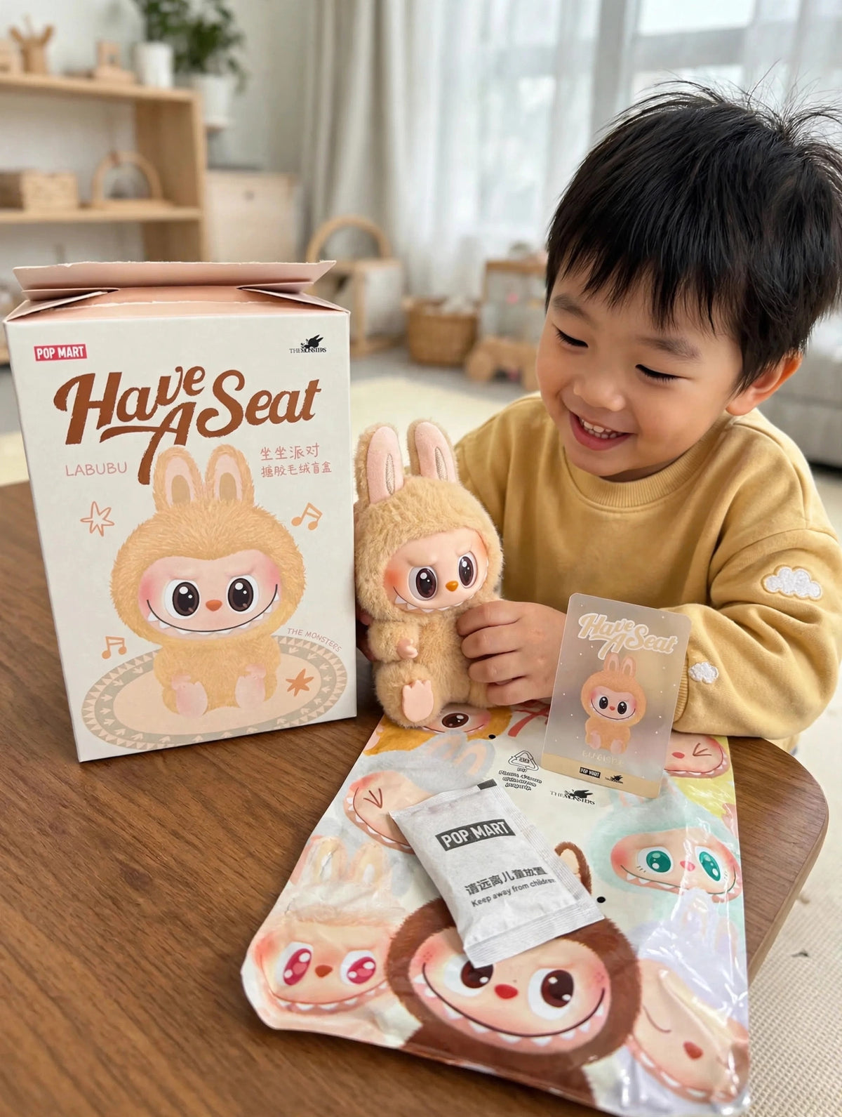 LABUBU - THE MONSTERS - Have a Seat Vinyl Plush Blind Box china copy - howto