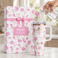 Stanley x LoveShackFancy 40oz Ribbon Rosa FlowState H2.0 Tumbler, White and Pink - howto