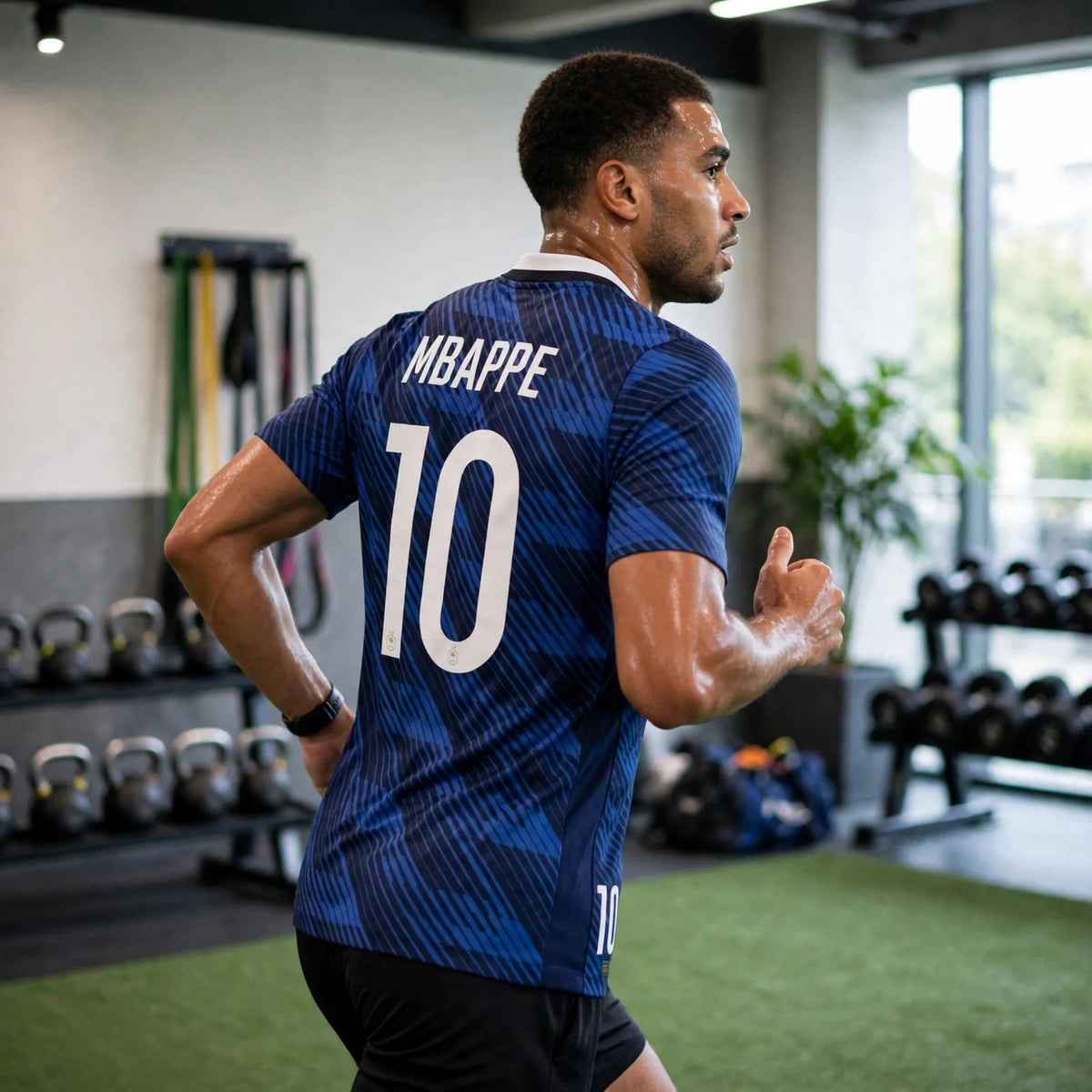 Mbappe France Football Home Jersey #10 Size (S, M, L, XL) - howto