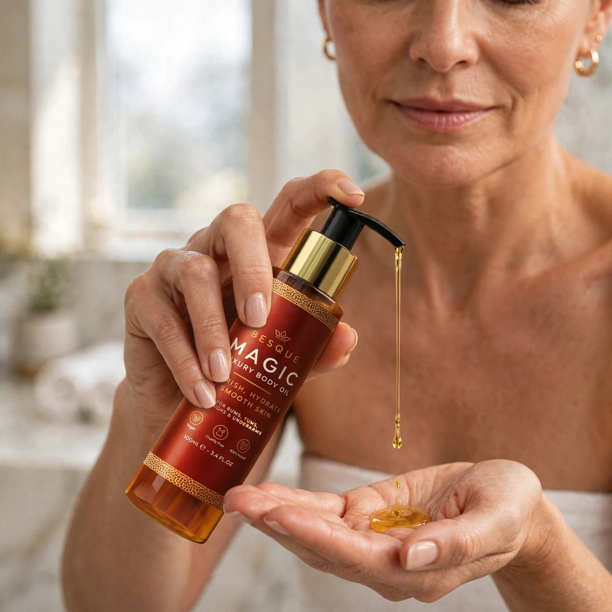 Besque Magic Luxury Body Oil 3.4 oz - howto