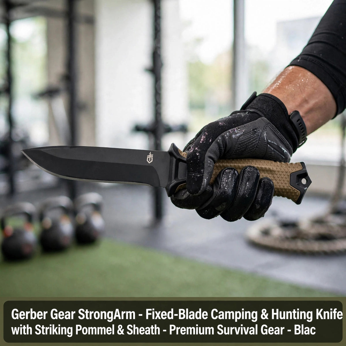 Gerber Gear StrongArm - Fixed-Blade Camping & Hunting Knife with Strik - howto