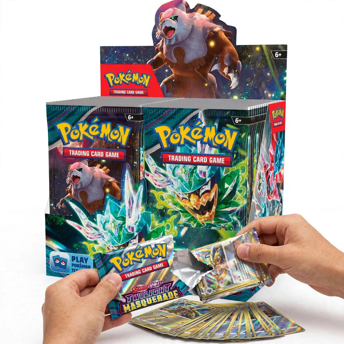 Pokemon TCG Scarlet & Violet Twilight Masquerade Booster Box - Factory - howto