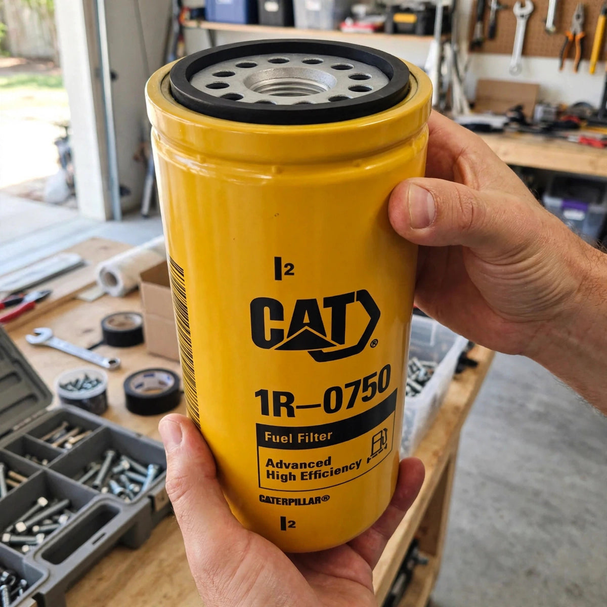 Caterpillar 1R-0750 Fuel Filter - CAT OEM Replacement - howto
