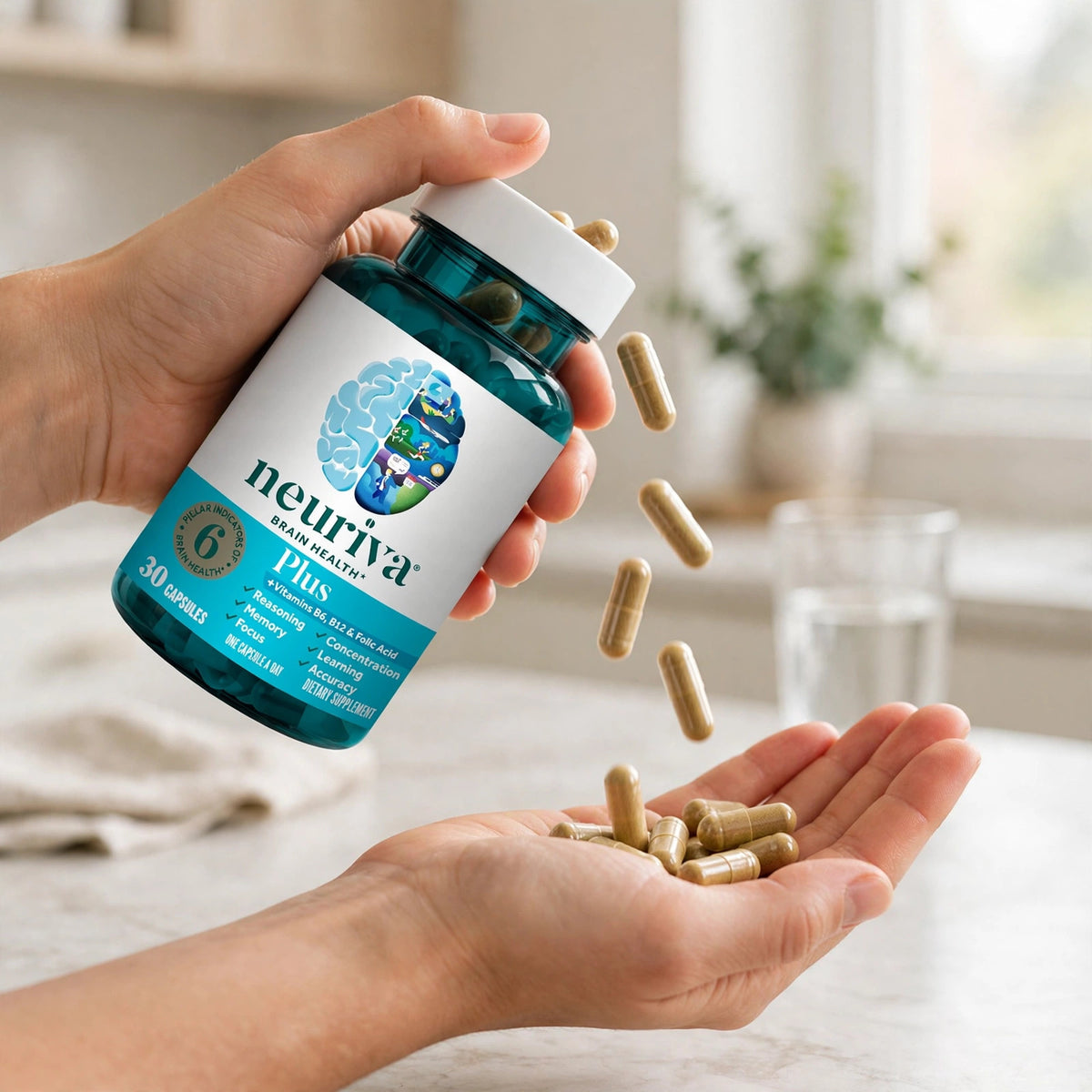Schiff Neuriva Plus Fast-Acting Brain Performance Capsules - 30 Count - howto