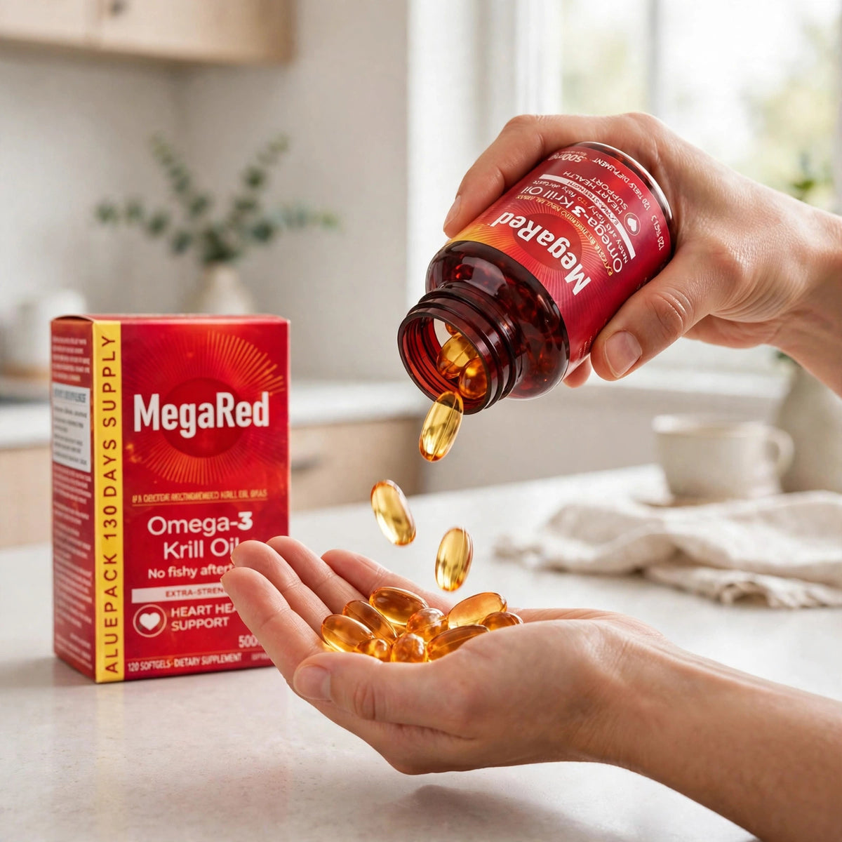 MegaRed Omega-3 Krill Oil, 120 Softgels - howto