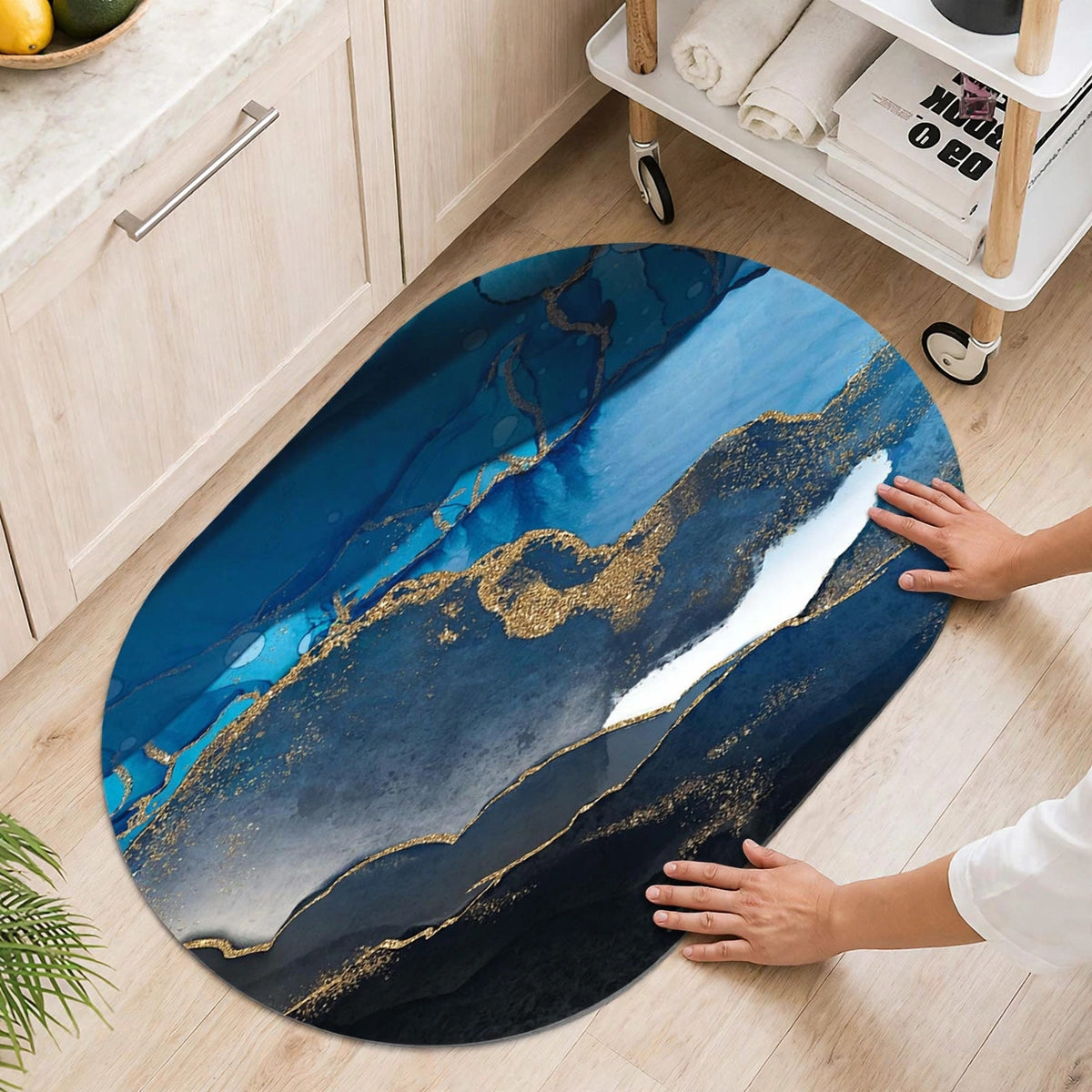 Diatomaceous Earth Bath Mat Super Absorbent Non Slip Fast Drying Soft  - howto