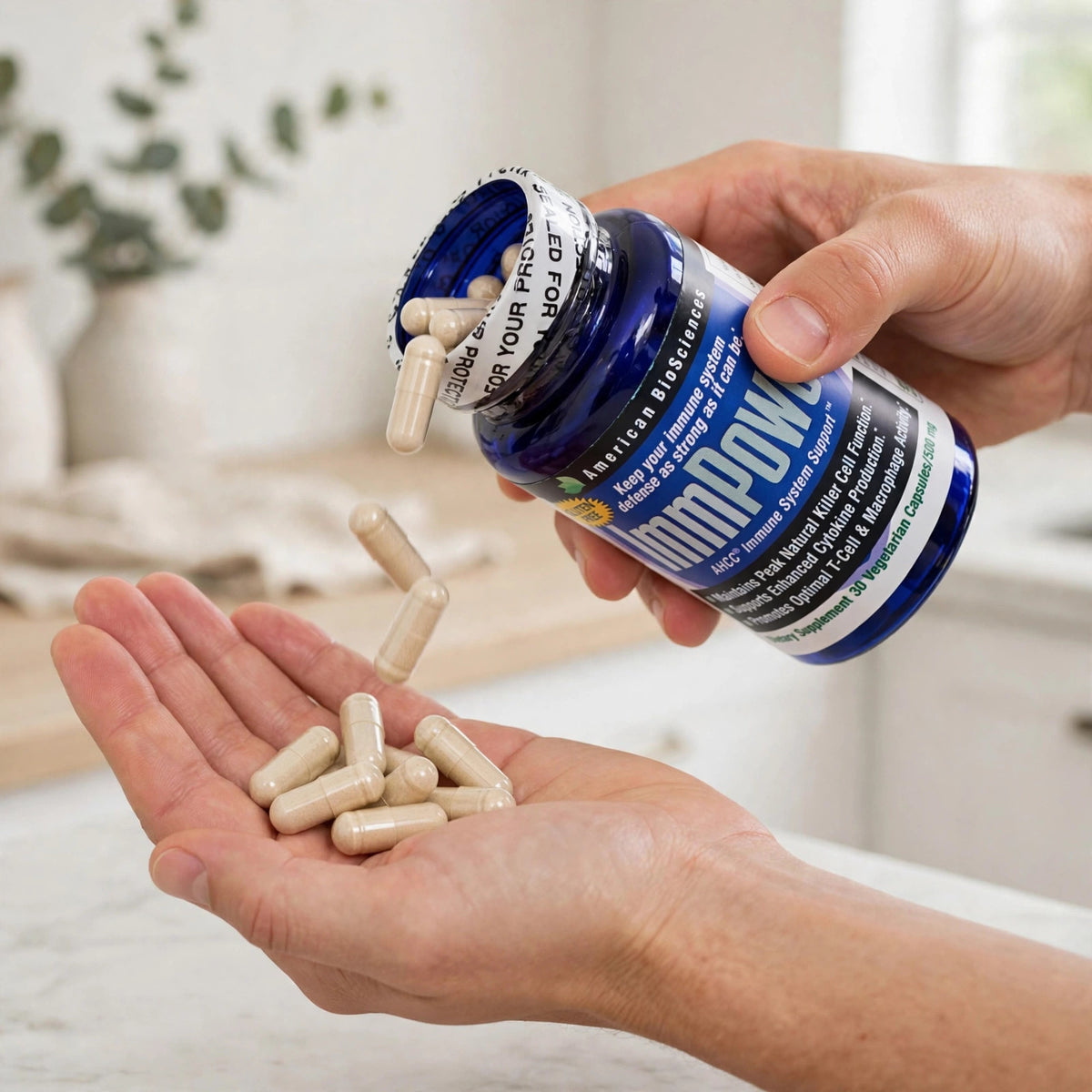 American BioSciences ImmPower, AHCC Mushroom Extract Immune System Sup - howto