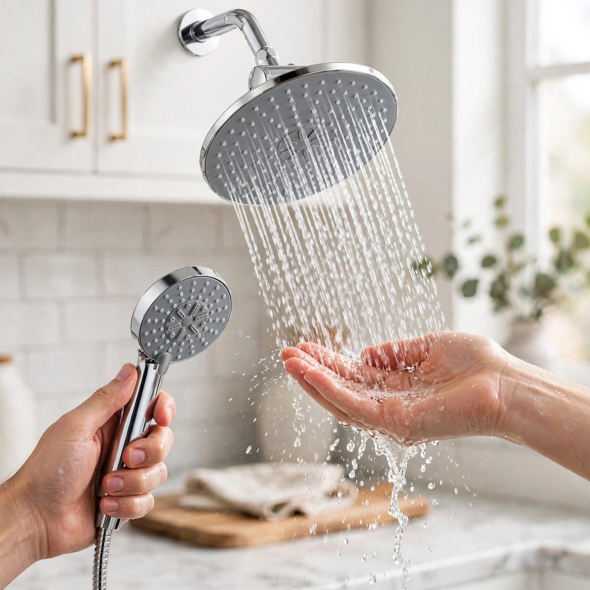 Shower Head with Handheld - howto