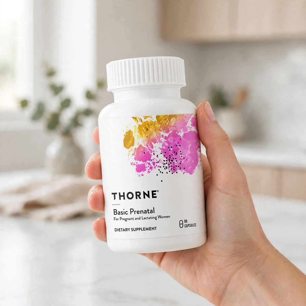 Thorne Research Basic Prenatal Supplement Pregnancy/Nursing 90 Caps - howto