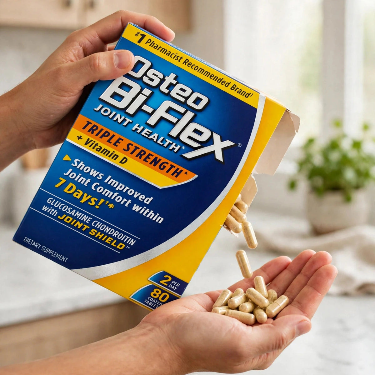 Osteo Bi-Flex Triple Strength Glucosamine 1500 mg, MSM 1500 mg with Vi - howto