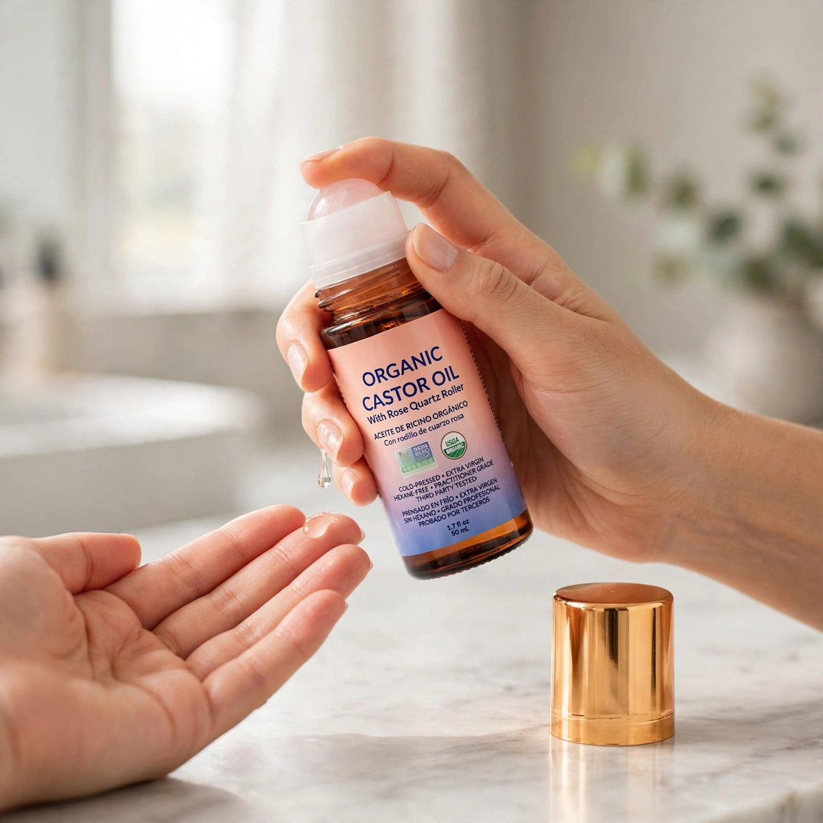 Queen of the Thrones Organic Golden Castor Oil Roll-On
