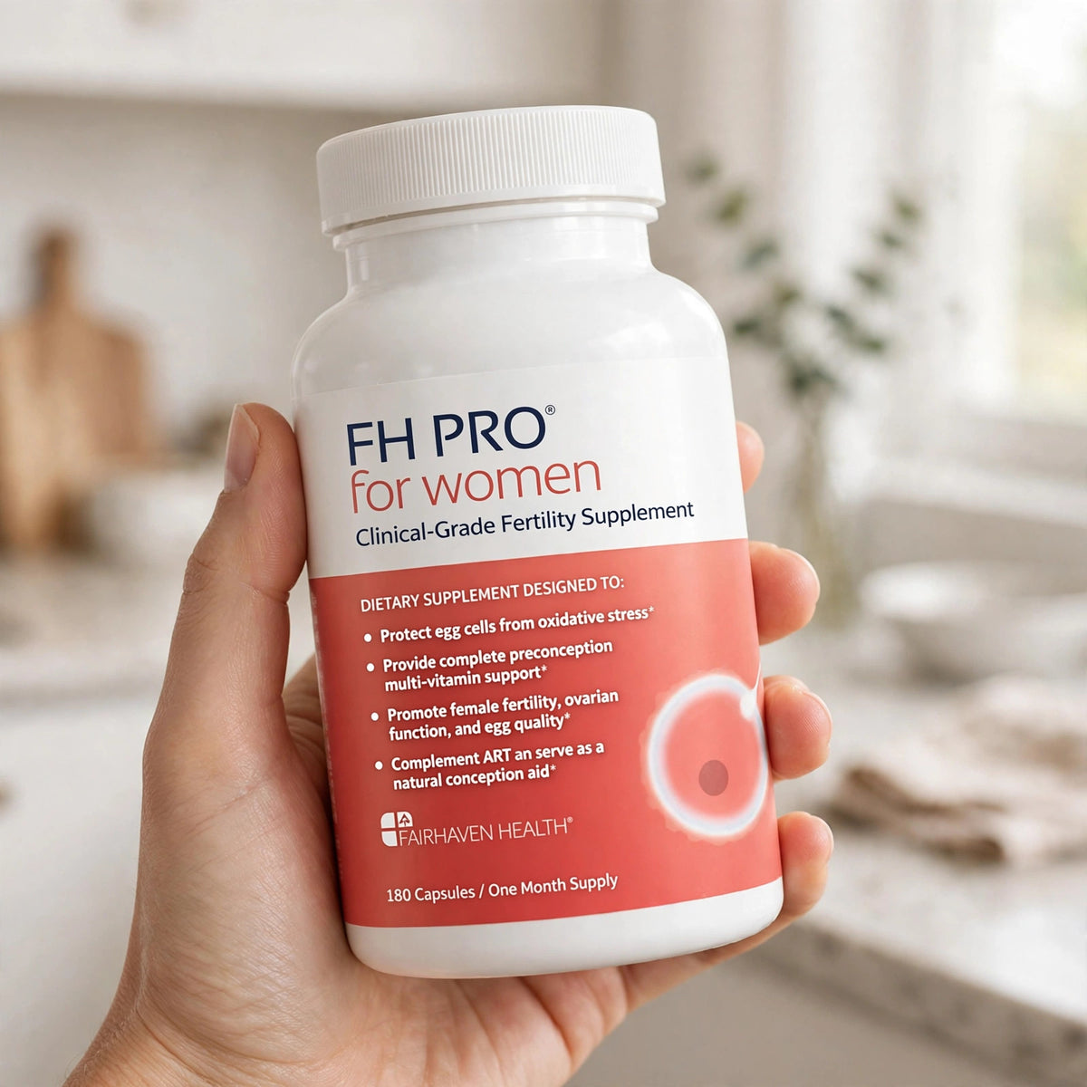 Fairhaven Health FH PRO Fertility Multivitamin for Women, 180 Capsules - howto