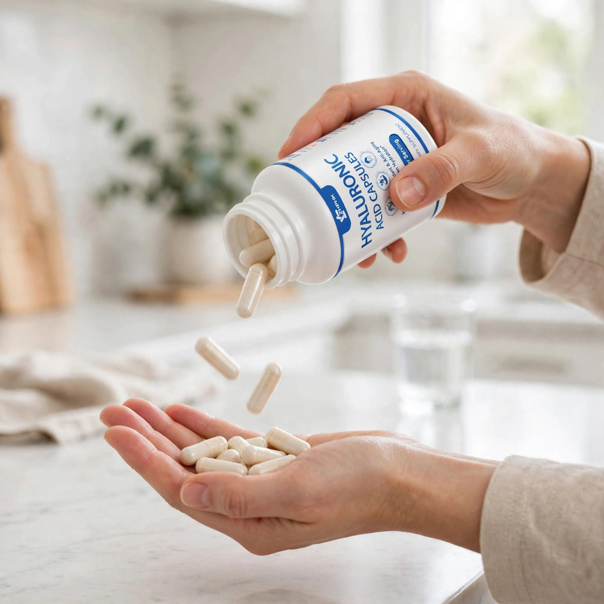 Hyaluronic Acid Anti Aging Hydrating Capsules Wrinkles Fine Lines Join - howto