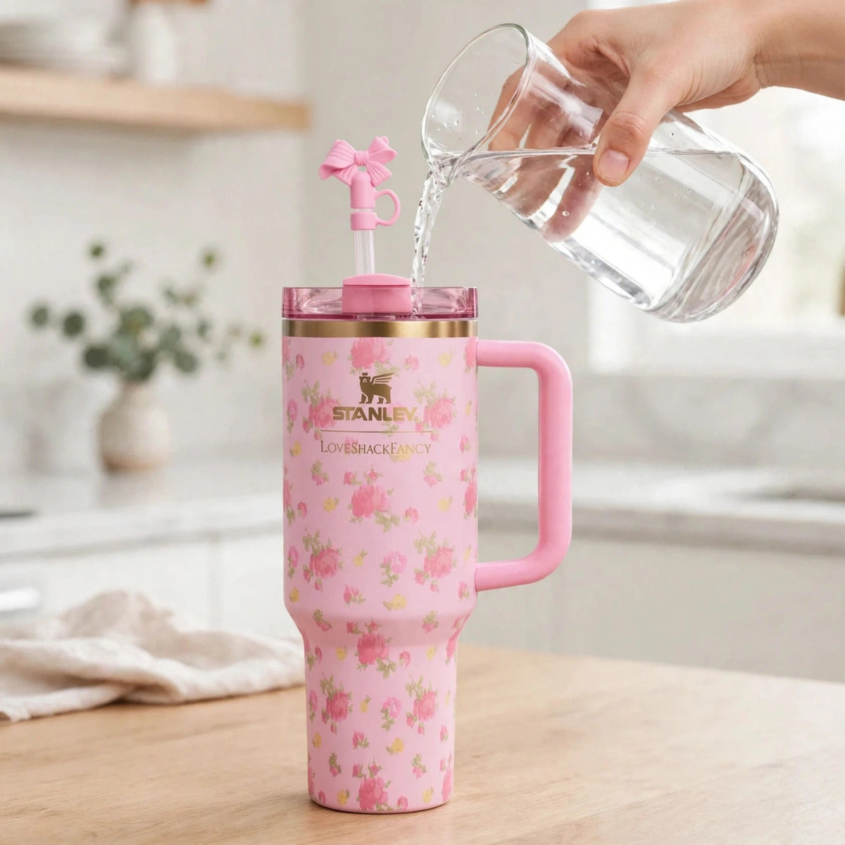 X Love Shack Fancy IBIZA SUNSET Quencher Tumbler - howto