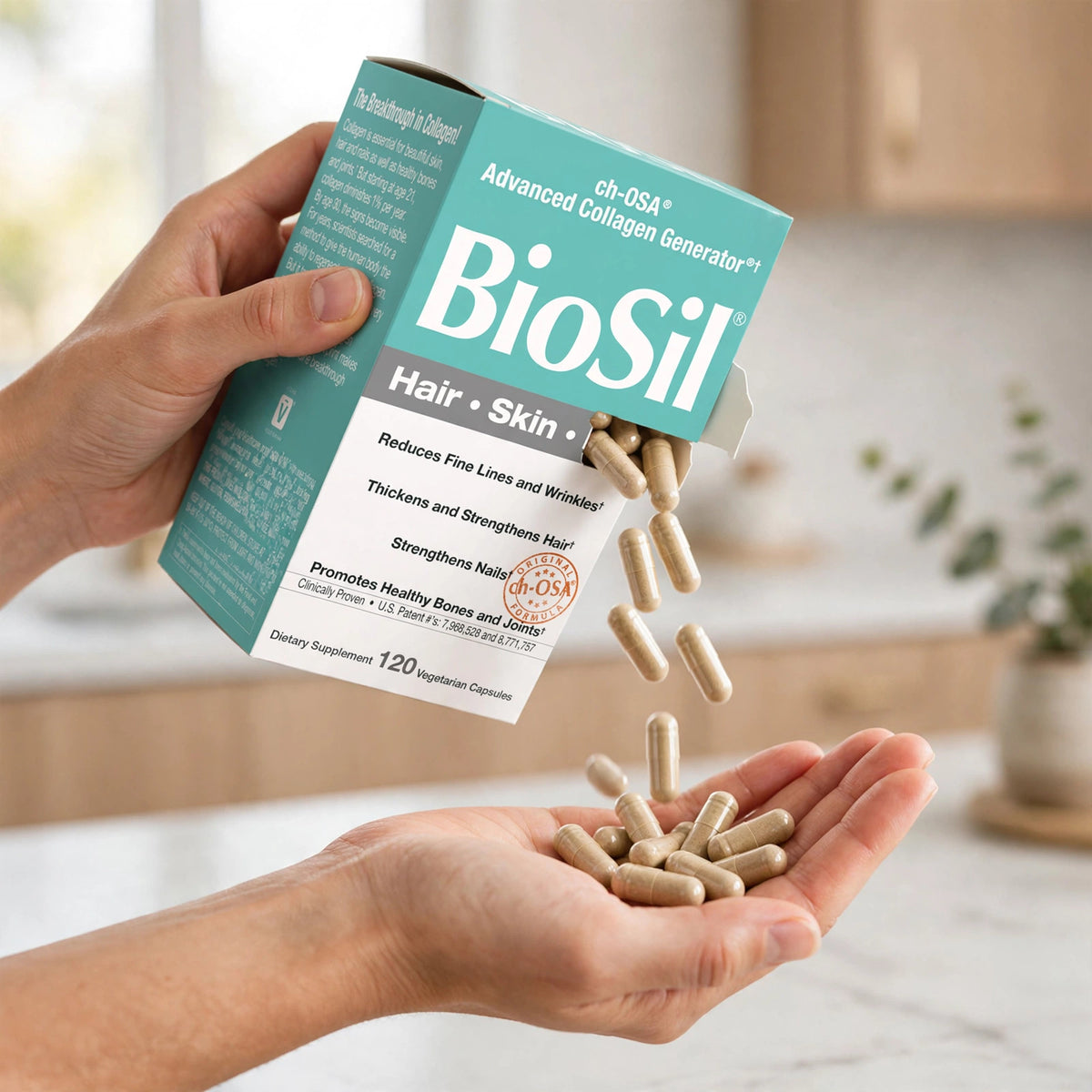 Biosil Collagen Generator with ch-OSA help generate collagen 120 Capsu - howto