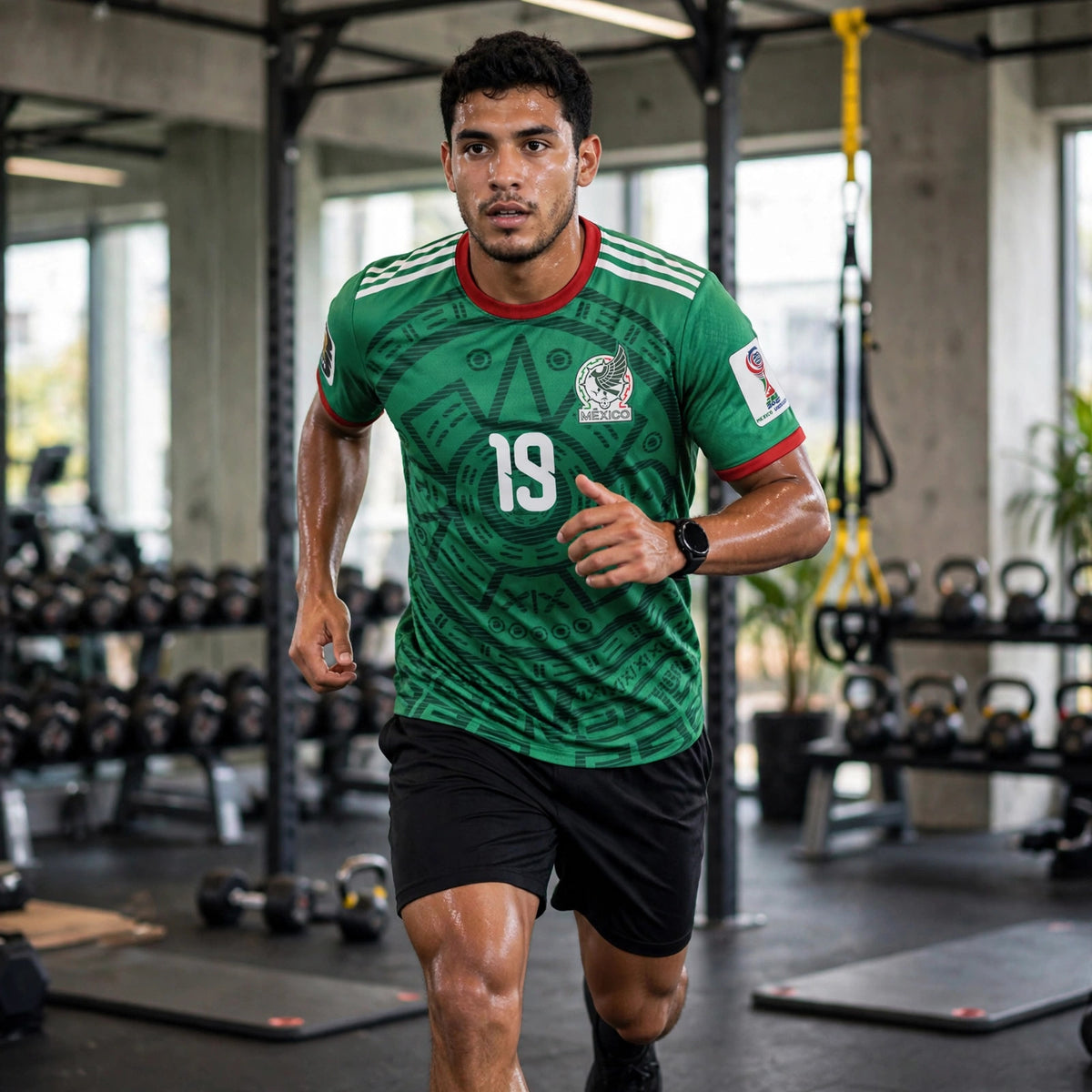 National Mexico Soccer Jersey World F00tball Cup (S, M, L, XL) - howto