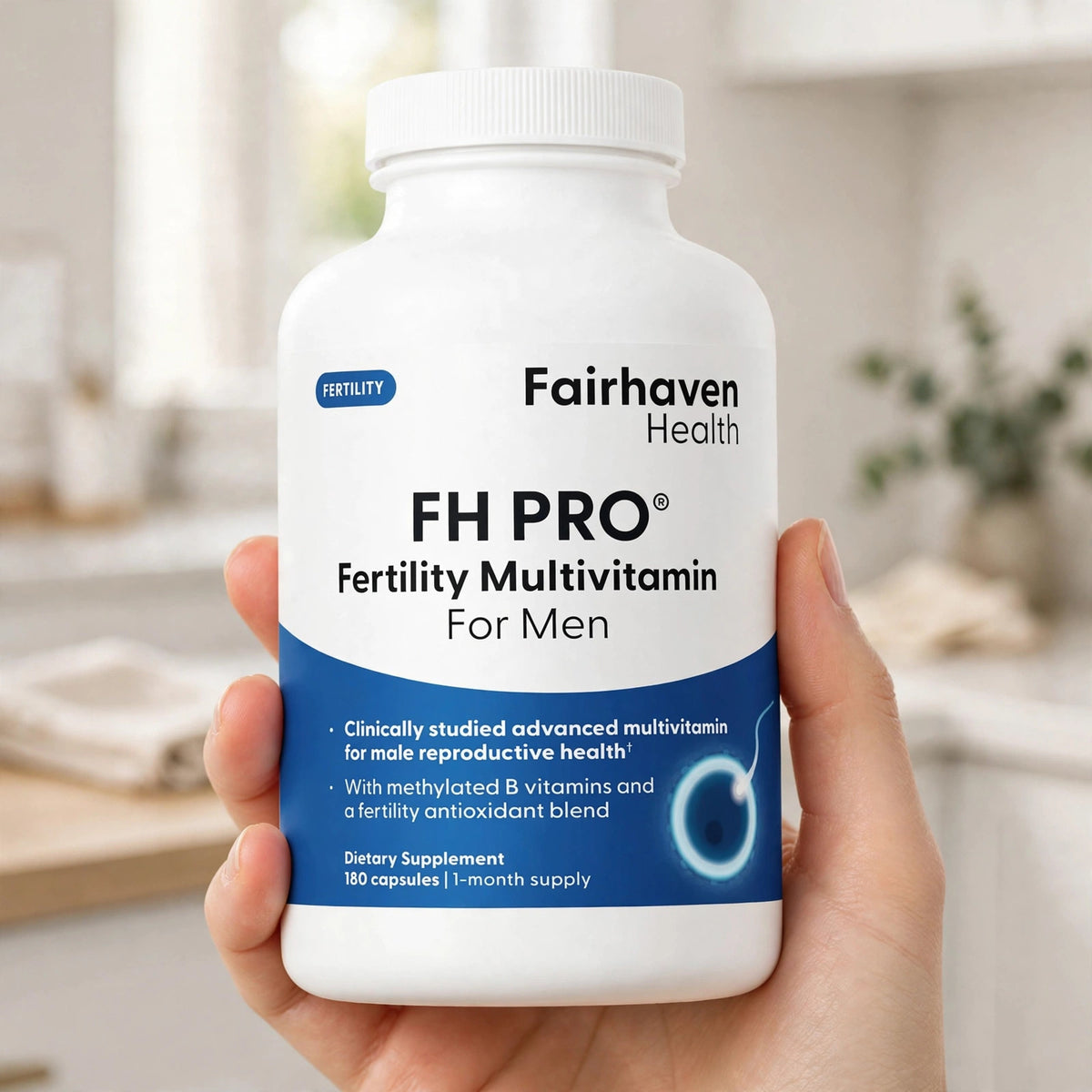 Fairhaven Health FH PRO Fertility Multivitamin for Men, 180 Capsules - howto