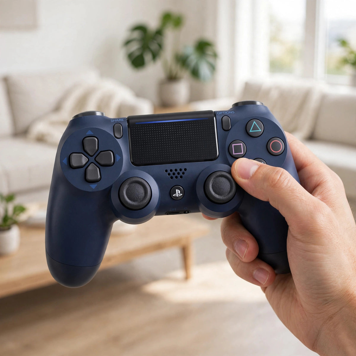 SONY PS4 Wireless Controller DUALSHOCK 4 Midnight Blue JAPAN OFFICIAL - howto