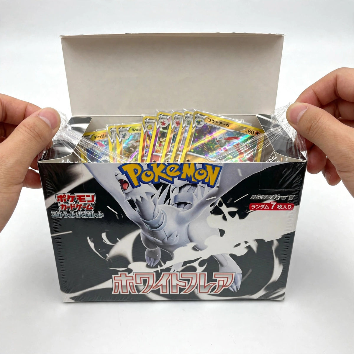 Pokemon Card Game SV Booster White Flare Sealed Box SV11W Japanese ver - howto