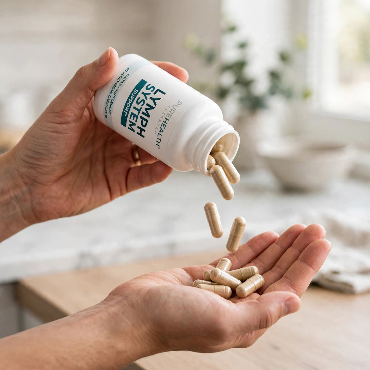 PureHealth Research Lymph System Capsules - Reduces swelling, lymphati - howto