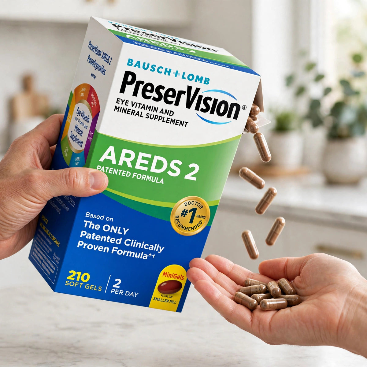 Preservision AREDS 2 / 210 Count Eye Vitamin Mini Soft gels - howto