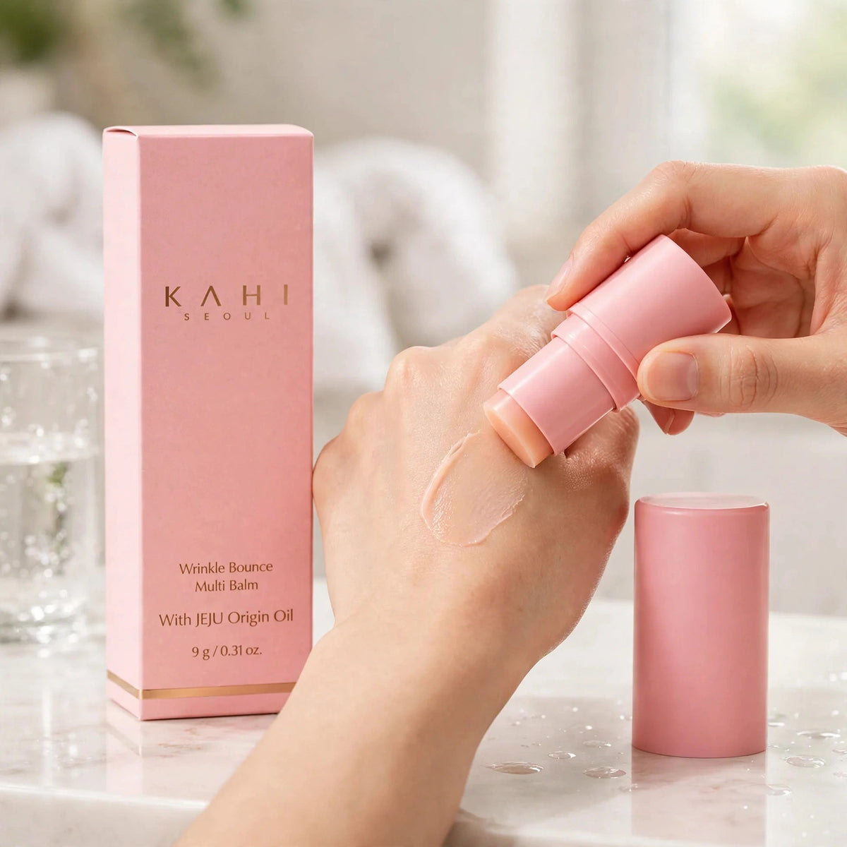 KAHI Wrinkle Bounce Multi Balm Stick - howto