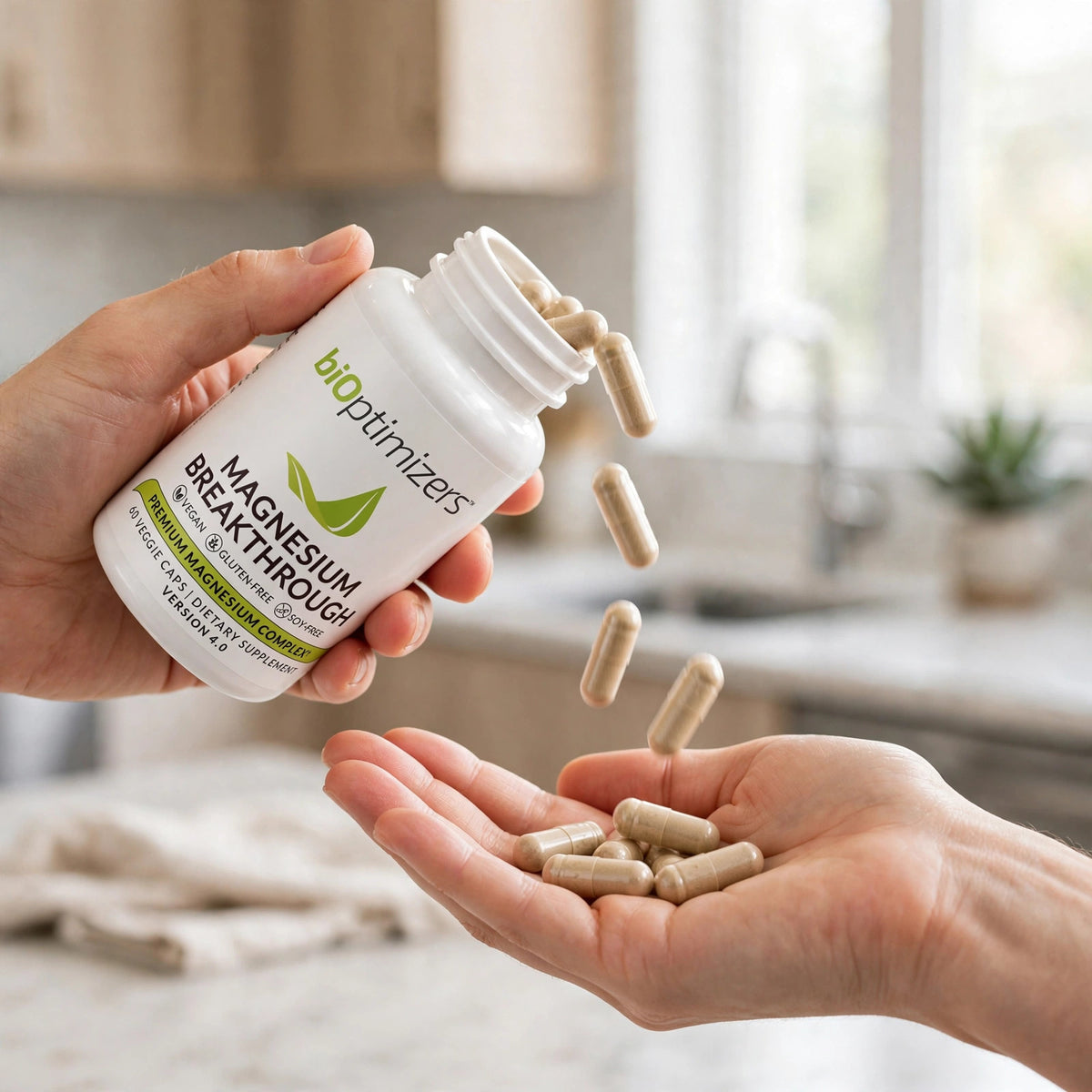 BiOptimizers Magnesium Breakthrough Supplement 4.0 - 60 Capsules - howto