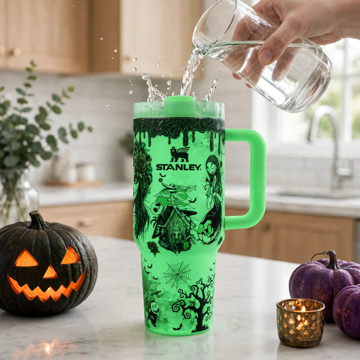 Quencher H2.0 HALLOWEEN WEB GLOW 40oz Limited Edition Tumbler - howto