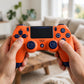 DualShock 4 Wireless Controller for PlayStation 4 - Sunset Orange - howto