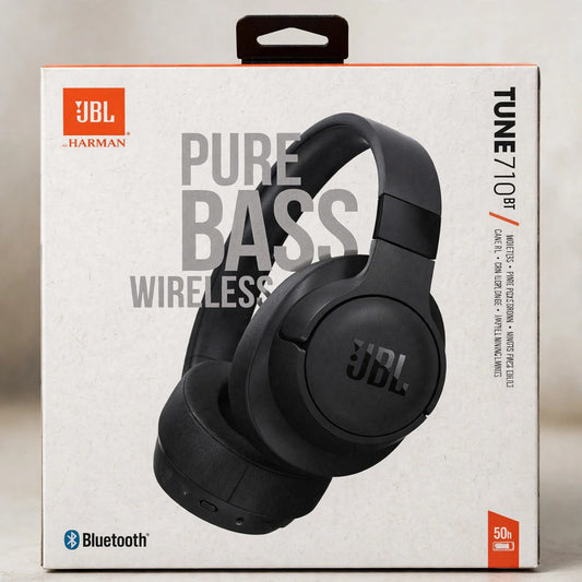 JBL TUNE 710BT WIRELESS BLUETOOTH OVER-EAR HEADPHONES- BRAND NEW SEALE - macro
