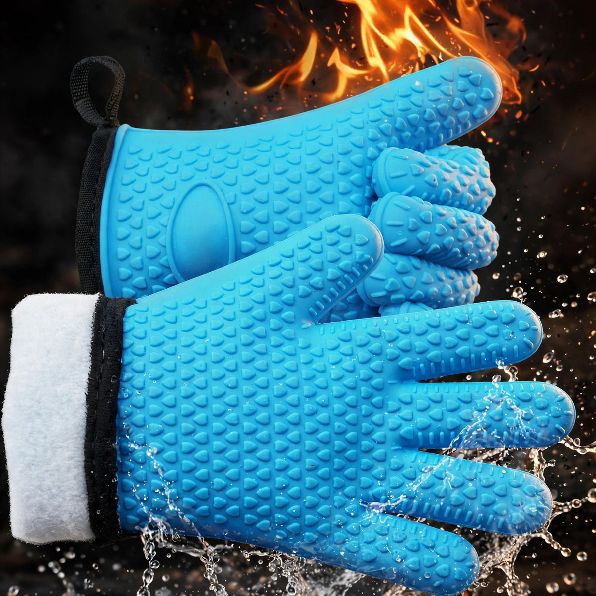 Ove Glove Heavy Duty Oven Glove Non-slip Silicone Grip For Hot BRAND N - macro