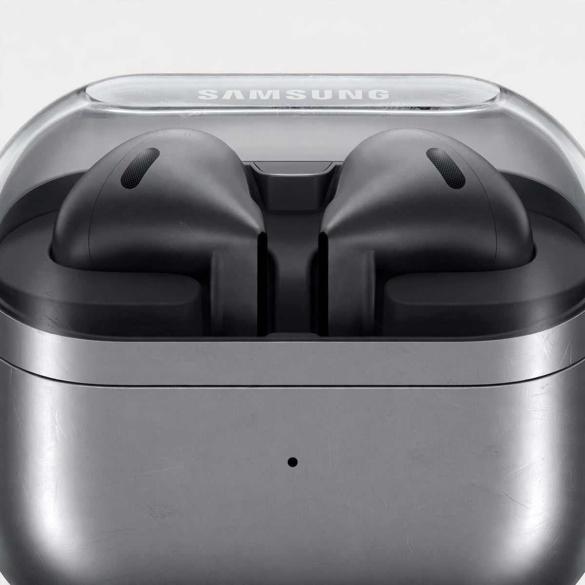 Samsung Galaxy Buds3 SM-R530 True Wireless Bluetooth Earbuds New - Sil - macro