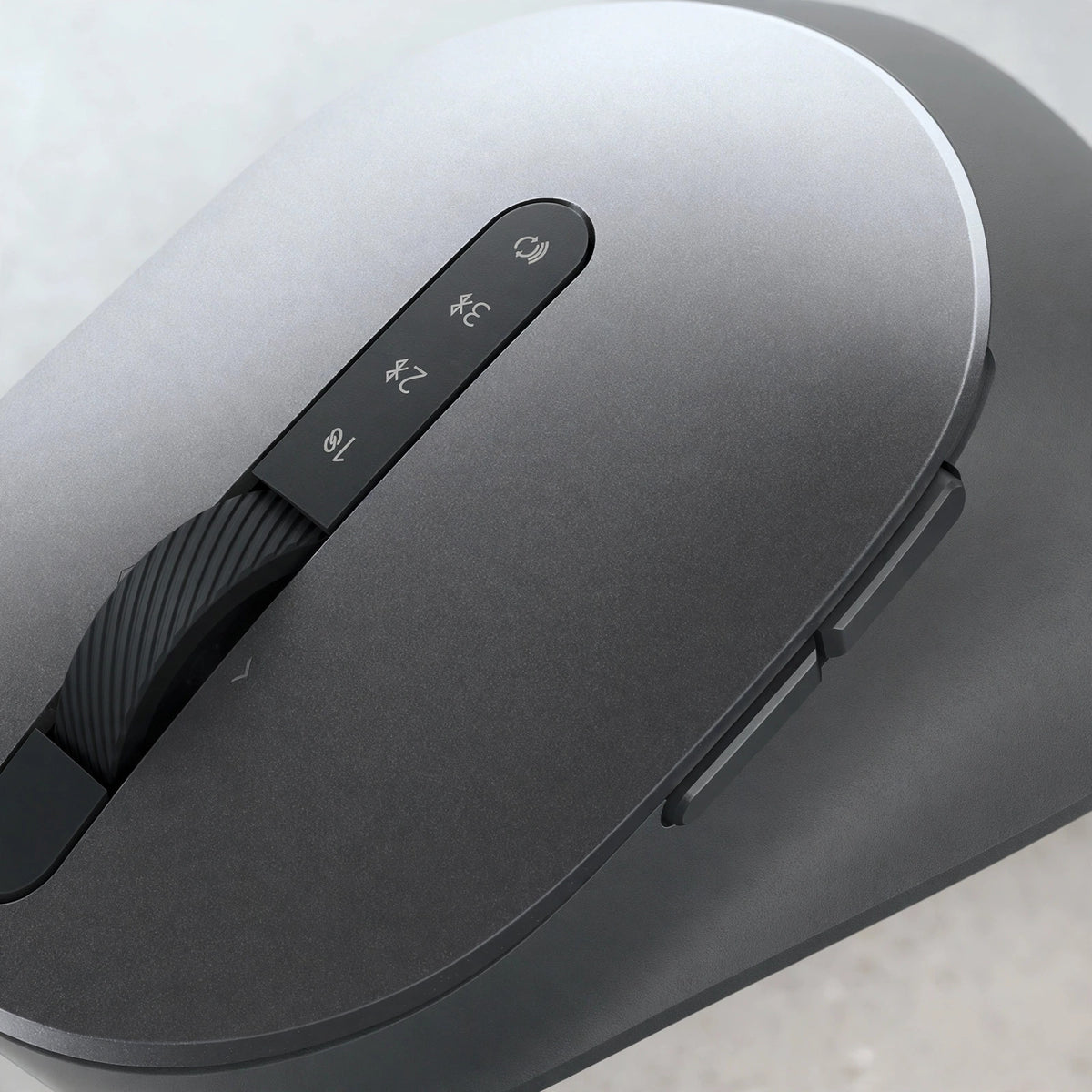 Dell MS5320W Wireless/Bluetooth Multi-Device Mouse – Gray, Compact & V - macro