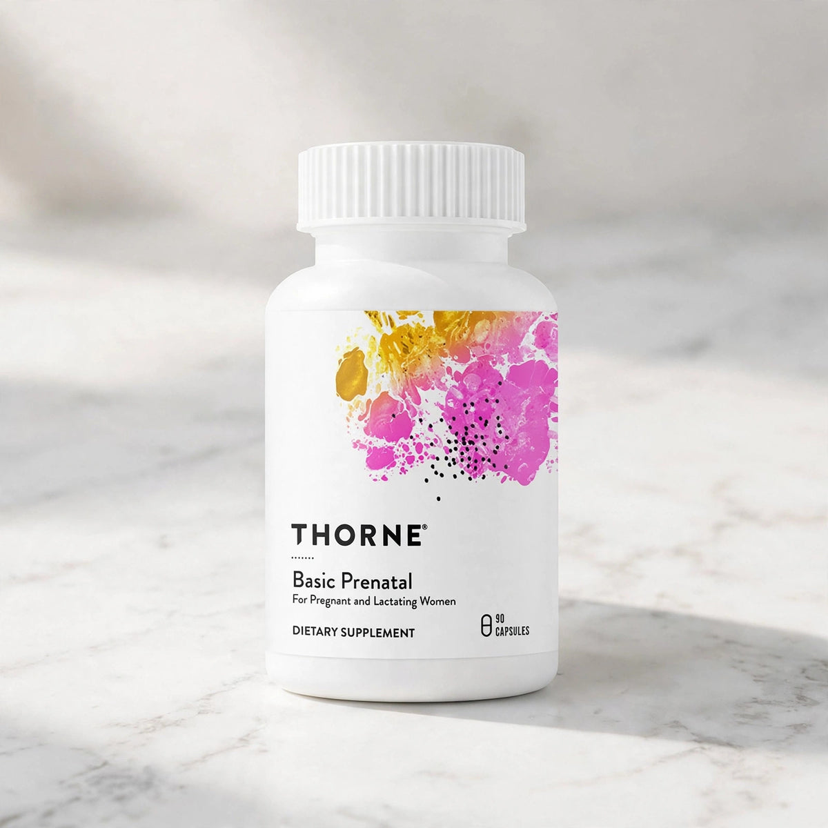 Thorne Research Basic Prenatal Supplement Pregnancy/Nursing 90 Caps - marble