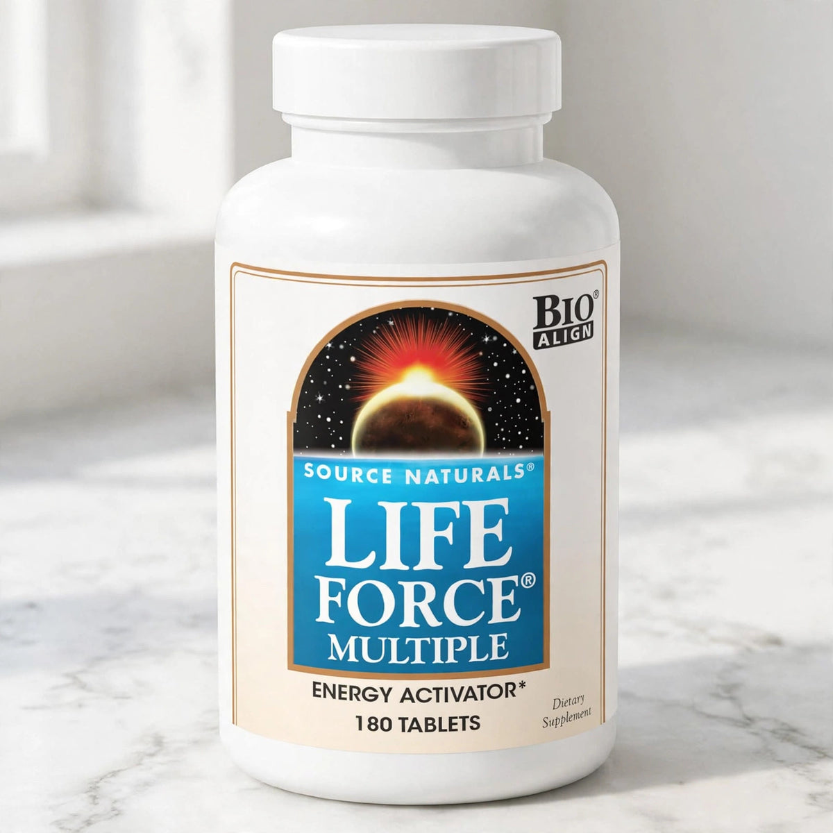 Life Force Multiple Iron Free Multivitamin,180 Capsules - marble