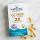 Nordic Naturals Ultimate O2X, Lemon Flavor - 120 Soft Gels Without Box - marble