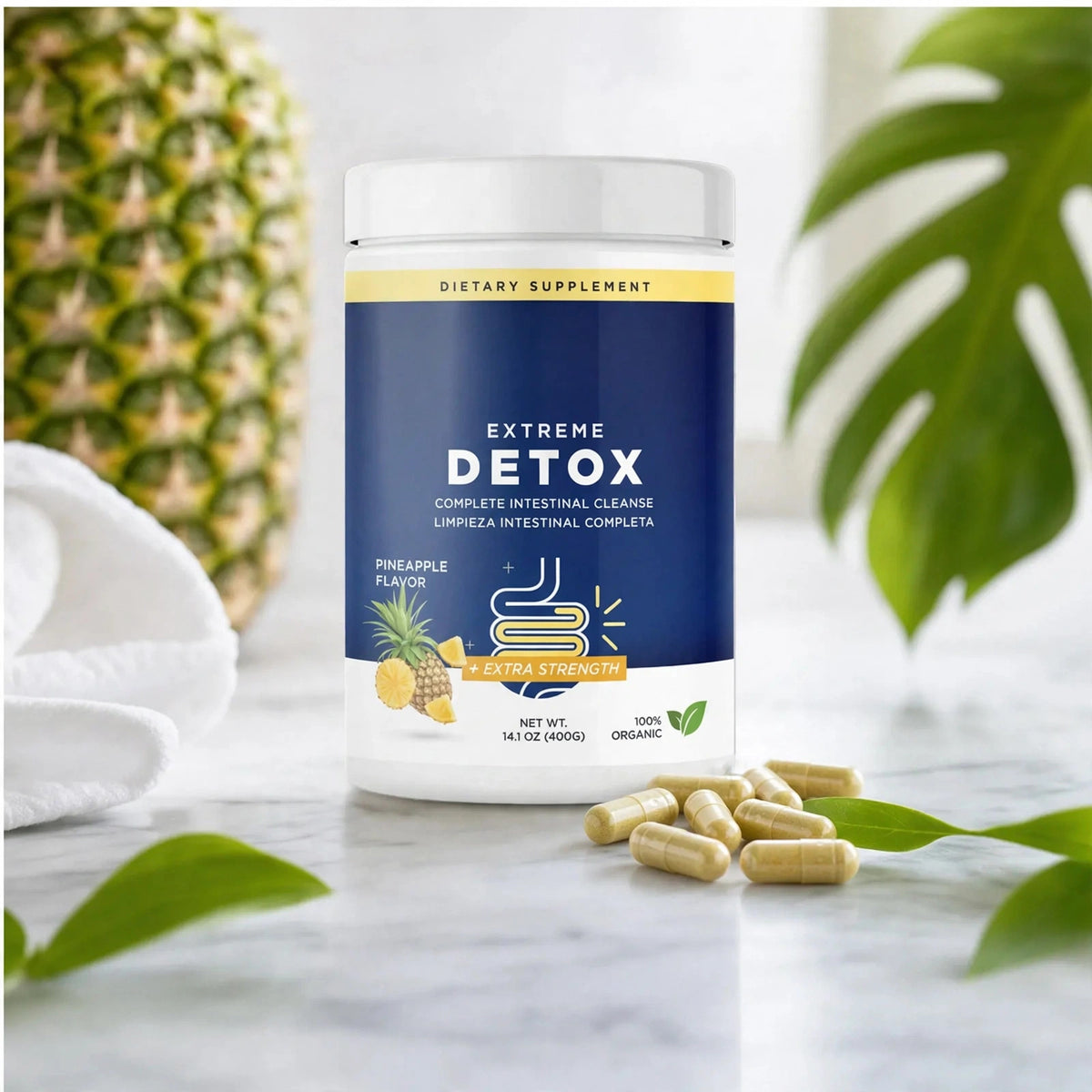 Detox & Cleanse Colon by Hibody (Excellent Product-Fast Results-Brand  - marble