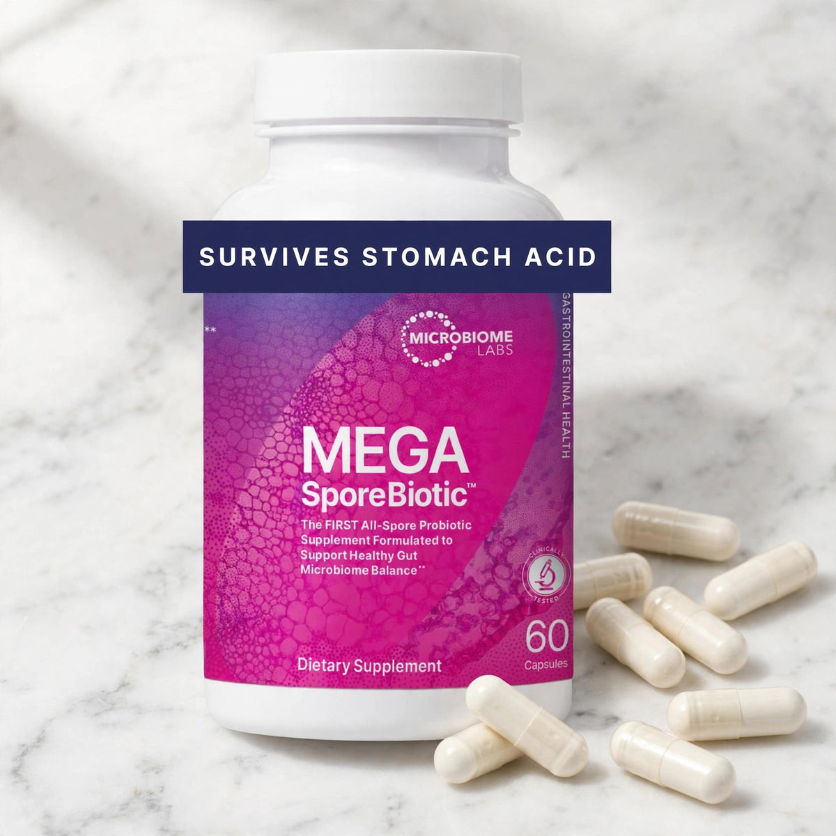 Spore Biotic – 60 capsules - marble