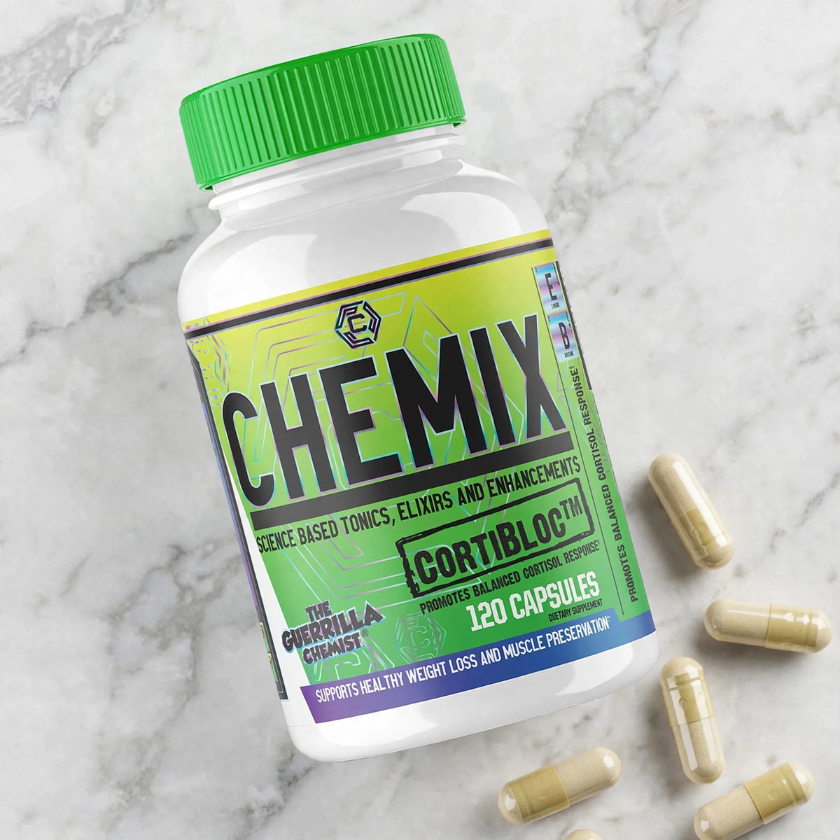 Chemix Cortibloc 120 Capsules - marble