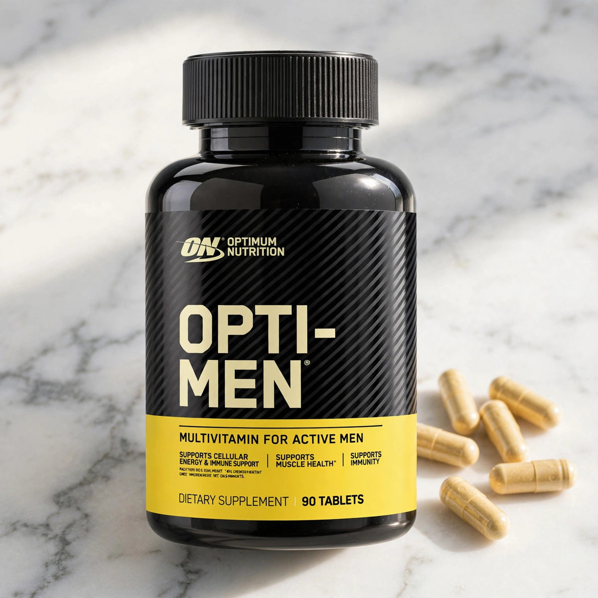 Optimum Nutrition Opti-Men Multivitamin, 90 Tablets - marble