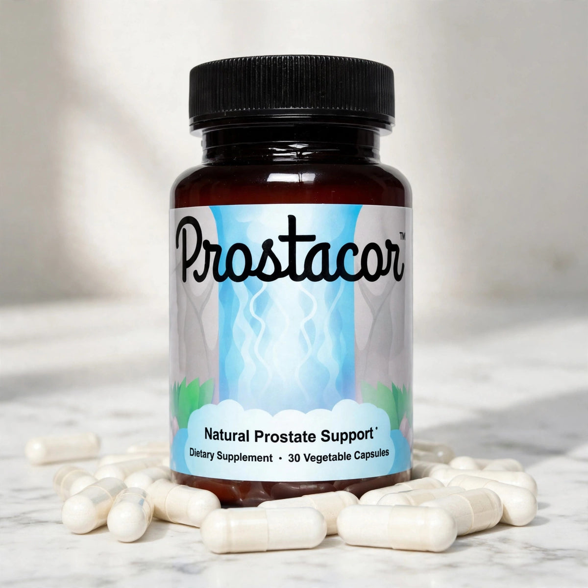 Nutreance Prostacor - Natural Prostate Support Supplement 30 capsules - marble