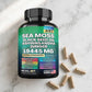 Sea Moss, Black Seed Oil, Ashwagandha, Turmeric & Ginger 16-in-1 Multivitamin 60 Capsules - marble