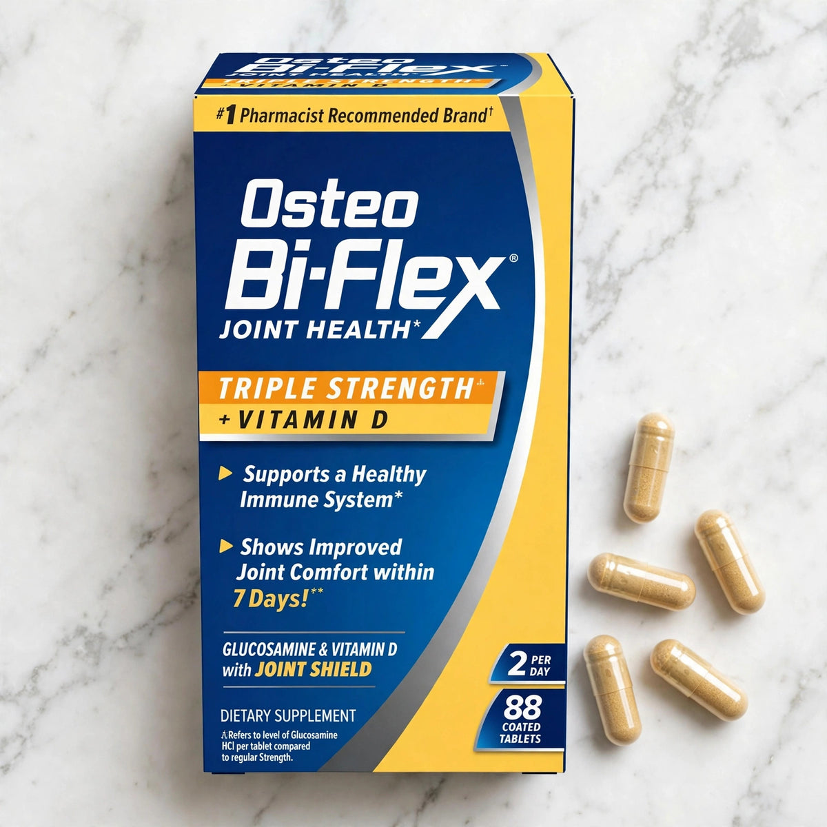 Osteo Bi Flex Joint Health Triple Strength + Vitamin D 220 capsule - marble