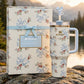 Stanley x Love Shack Fancy 40oz Holiday Rosa Beaux Blue Tumbler - outdoor