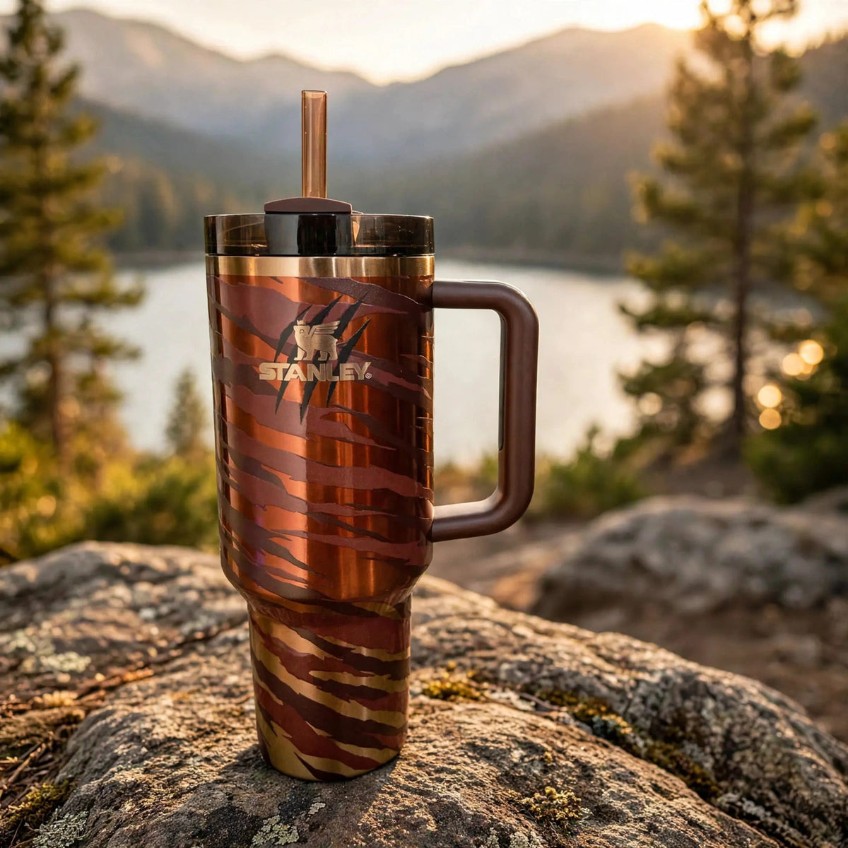 X Tyla Tyger 40oz Tumbler Limited Edition - outdoor