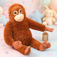 Punch Orangutan Djungeskog Monkey Brown 26 inch Ikea Plush 10402841 - playful