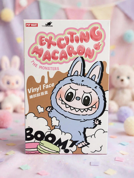 *USA* AUTHENTIC POP MART LABUBU MONSTERS EXCITING MACARON (VINYL FACE  - playful